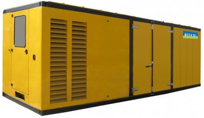 Дизельный генератор Aksa AC-880 в кожухе с АВР