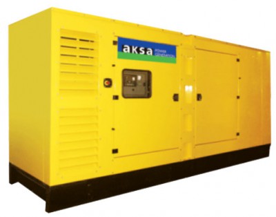 Дизельный генератор Aksa AD-550 в кожухе с АВР