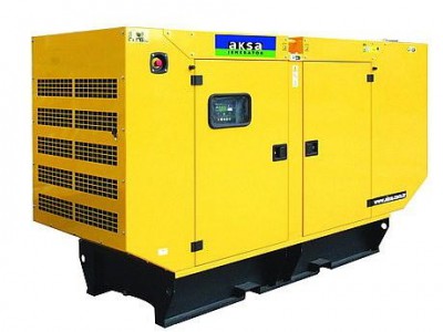 Дизельный генератор Aksa APD-200C в кожухе с АВР