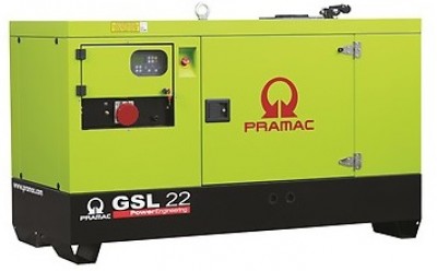 Дизельный генератор Pramac GSL 22 D в кожухе