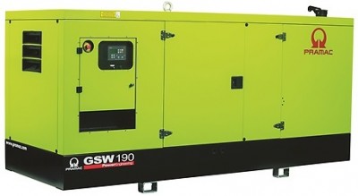 Дизельный генератор Pramac GSW 190 I в кожухе
