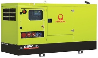 Дизельный генератор Pramac GSW 95 P в кожухе